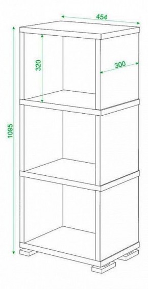Стеллаж Домино СБ-15/3 в Стрежевом - strezevoi.mebel24.online | фото 2