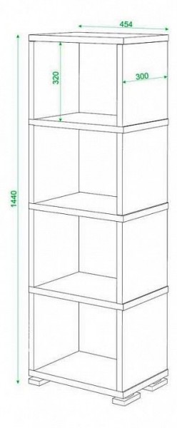 Стеллаж Домино СБ-15/4 в Стрежевом - strezevoi.mebel24.online | фото 3