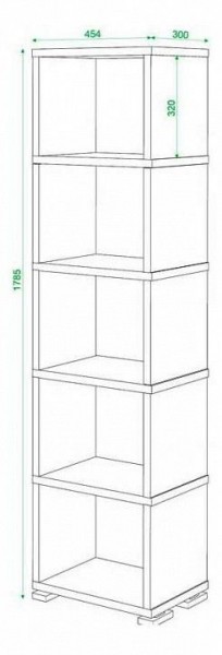 Стеллаж Домино СБ-15/5 в Стрежевом - strezevoi.mebel24.online | фото 3