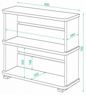 Стеллаж Домино СБ-25/2 в Стрежевом - strezevoi.mebel24.online | фото 2