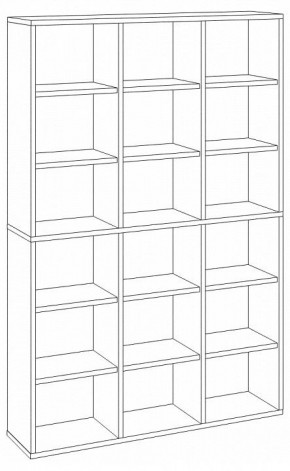 Стеллаж Домино СУ(ш3в2) в Стрежевом - strezevoi.mebel24.online | фото 2