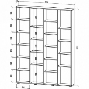 Стеллаж Эльбрус-4 в Стрежевом - strezevoi.mebel24.online | фото 2