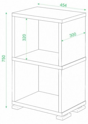 Стеллаж-колонка Домино СБ-15/2 в Стрежевом - strezevoi.mebel24.online | фото 2