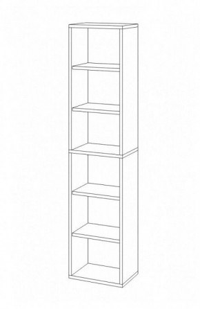 Стеллаж-колонка Домино СУ(ш1в2) в Стрежевом - strezevoi.mebel24.online | фото 3