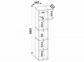 Стеллаж-колонка СТ-9 в Стрежевом - strezevoi.mebel24.online | фото 3