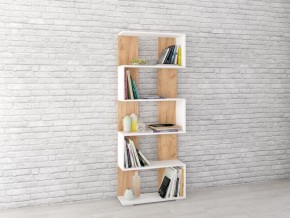Стеллаж Ромео-1 Дуб крафт золотой/Белый в Стрежевом - strezevoi.mebel24.online | фото