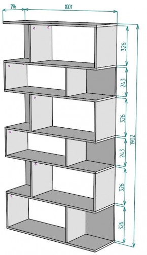 Стеллаж S10 в Стрежевом - strezevoi.mebel24.online | фото 2
