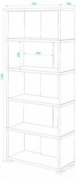 Стеллаж СБ-10/5 в Стрежевом - strezevoi.mebel24.online | фото 2