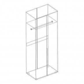 СТИЛ Шкаф 2-ств для одежды в Стрежевом - strezevoi.mebel24.online | фото 2