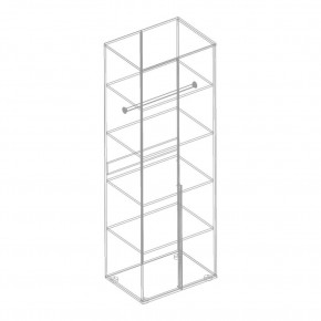 СТИЛ Шкаф 2-ств с полками в Стрежевом - strezevoi.mebel24.online | фото 2