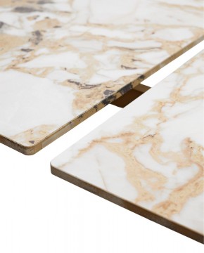 Стол ACERRA NEW 160 GLOSS GRAND JADE SOLID CERAMIC/ каркас цвета шампань, ®DISAUR в Стрежевом - strezevoi.mebel24.online | фото 8