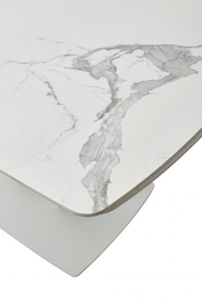 Стол ALATRI 120 GLOSS STATUARIO WHITE SOLID CERAMIC / WHITE, ®DISAUR в Стрежевом - strezevoi.mebel24.online | фото 10