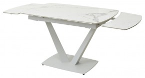 Стол ALATRI 120 GLOSS STATUARIO WHITE SOLID CERAMIC / WHITE, ®DISAUR в Стрежевом - strezevoi.mebel24.online | фото 9