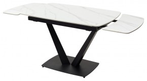 Стол ALATRI 120 MATT WHITE MARBLE SOLID CERAMIC / BLACK, ®DISAUR в Стрежевом - strezevoi.mebel24.online | фото 9