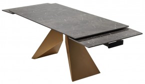 Стол ALES 180 BLACK GRAVE SOLID CERAMIC, керамика / бронзовый, ®DISAUR в Стрежевом - strezevoi.mebel24.online | фото 9