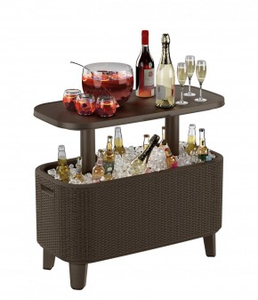 Стол Беви Бар (Bevy Bar Large Cool Bar), коричневый в Стрежевом - strezevoi.mebel24.online | фото 3