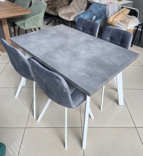 Стол BRICK M 140 Бетон Портленд/ Белый М-City в Стрежевом - strezevoi.mebel24.online | фото 2
