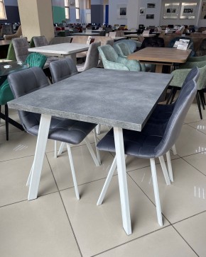 Стол BRICK M 140 Бетон Портленд/ Белый М-City в Стрежевом - strezevoi.mebel24.online | фото 3
