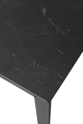 Стол CORNER 120 MATT BLACK MARBLE SOLID CERAMIC / BLACK, ®DISAUR в Стрежевом - strezevoi.mebel24.online | фото 5