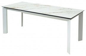 Стол CREMONA 160 KL-188 Контрастный мрамор / белый каркас, ®DISAUR в Стрежевом - strezevoi.mebel24.online | фото 3