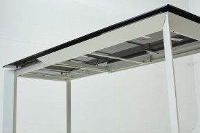 Стол CREMONA 160 KL-188 Контрастный мрамор / белый каркас, ®DISAUR в Стрежевом - strezevoi.mebel24.online | фото 9