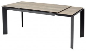 Стол CREMONA 180 KL-61 Под дерево, итальянская керамика / черный каркас, ®DISAUR в Стрежевом - strezevoi.mebel24.online | фото 7