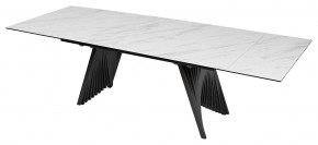 Стол IVAR 200 MARBLES KL-99 Белый мрамор, итальянская керамика, ®DISAUR в Стрежевом - strezevoi.mebel24.online | фото 1