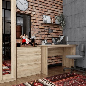 Стол КАСТОР письменный 120х65, цвет Дуб Сонома в Стрежевом - strezevoi.mebel24.online | фото 3