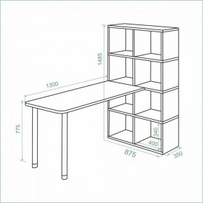 Стол компьютерный Bartolo в Стрежевом - strezevoi.mebel24.online | фото 2