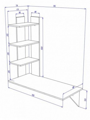 Стол компьютерный Домино Cross СтТ5 в Стрежевом - strezevoi.mebel24.online | фото 2