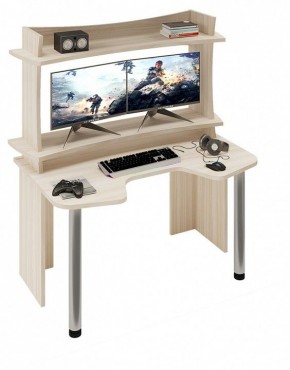Стол компьютерный Домино Lite СКЛ-Игр140+НКИЛ140ВЛ в Стрежевом - strezevoi.mebel24.online | фото 2