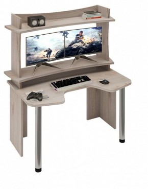 Стол компьютерный Домино Lite СКЛ-Игр140+НКИЛ140ВЛ в Стрежевом - strezevoi.mebel24.online | фото 2