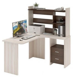Стол компьютерный Домино Lite СКЛ-Угл130+НКЛ-120 в Стрежевом - strezevoi.mebel24.online | фото 2