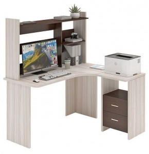 Стол компьютерный Домино Lite СКЛ-Угл130+НКЛ-130 в Стрежевом - strezevoi.mebel24.online | фото 2