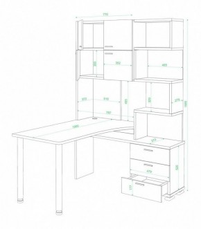 Стол компьютерный Домино нельсон СР-500М190 в Стрежевом - strezevoi.mebel24.online | фото 3