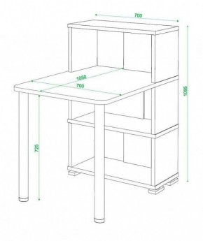 Стол компьютерный Домино СБ-10М3 в Стрежевом - strezevoi.mebel24.online | фото 4