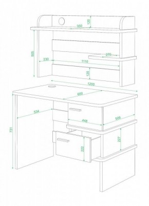 Стол компьютерный Домино СД-15 в Стрежевом - strezevoi.mebel24.online | фото 2