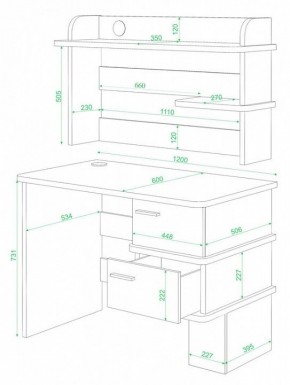 Стол компьютерный Домино СД-15 в Стрежевом - strezevoi.mebel24.online | фото 2
