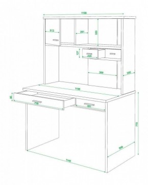 Стол компьютерный Домино СК-60 в Стрежевом - strezevoi.mebel24.online | фото 3