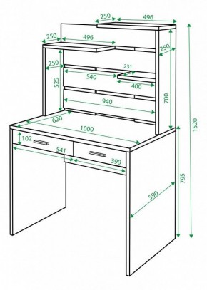 Стол компьютерный Домино СП-22 в Стрежевом - strezevoi.mebel24.online | фото 2