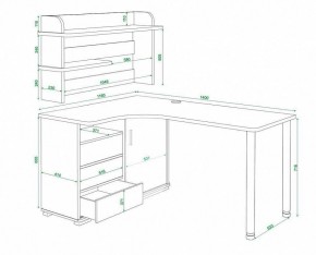 Стол компьютерный Домино СР-145М в Стрежевом - strezevoi.mebel24.online | фото 5