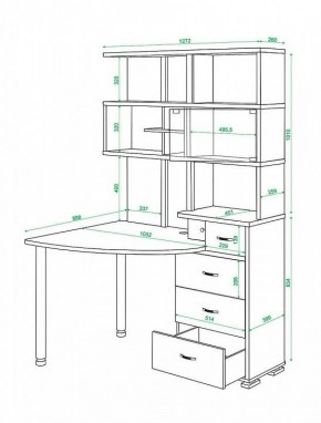 Стол компьютерный Домино СР-320 в Стрежевом - strezevoi.mebel24.online | фото 5