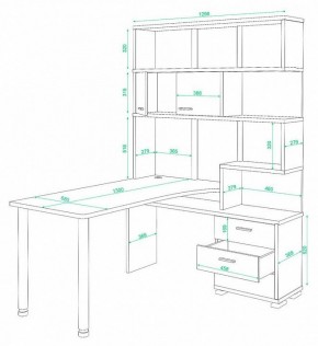 Стол компьютерный Домино СР-420/130 в Стрежевом - strezevoi.mebel24.online | фото 2