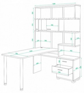 Стол компьютерный Домино СР-420/130 в Стрежевом - strezevoi.mebel24.online | фото 2