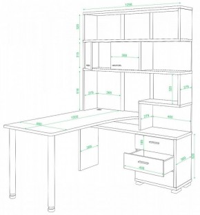 Стол компьютерный Домино СР-420/150 в Стрежевом - strezevoi.mebel24.online | фото 2