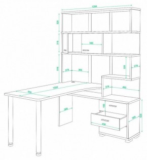 Стол компьютерный Домино СР-420/150 в Стрежевом - strezevoi.mebel24.online | фото 2