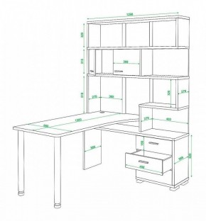 Стол компьютерный Домино СР-420130 в Стрежевом - strezevoi.mebel24.online | фото 5