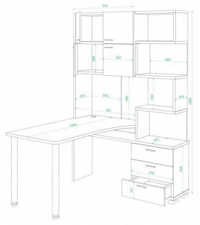 Стол компьютерный Домино СР-500М/140 в Стрежевом - strezevoi.mebel24.online | фото 2