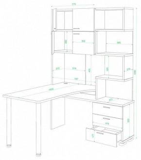 Стол компьютерный Домино СР-500М/160 в Стрежевом - strezevoi.mebel24.online | фото 2