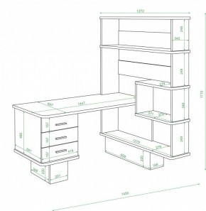 Стол компьютерный Домино СР-520 в Стрежевом - strezevoi.mebel24.online | фото 2